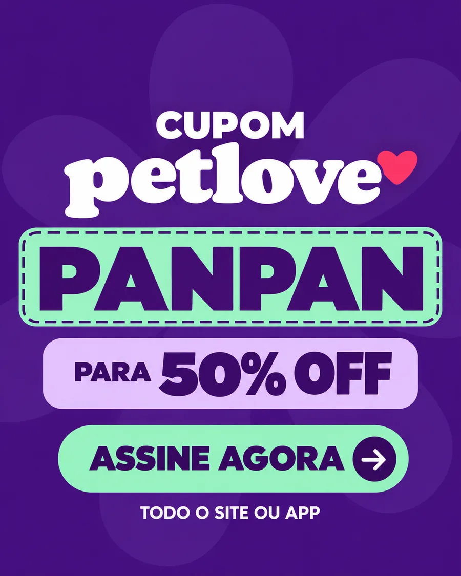 Cupom Petlove PANPAN: 50% OFF no plano de saúde, assine agora no site ou app