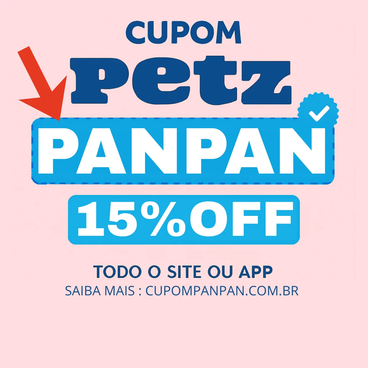 Cupom Petz PANPAN até 15% OFF em todo o site e app