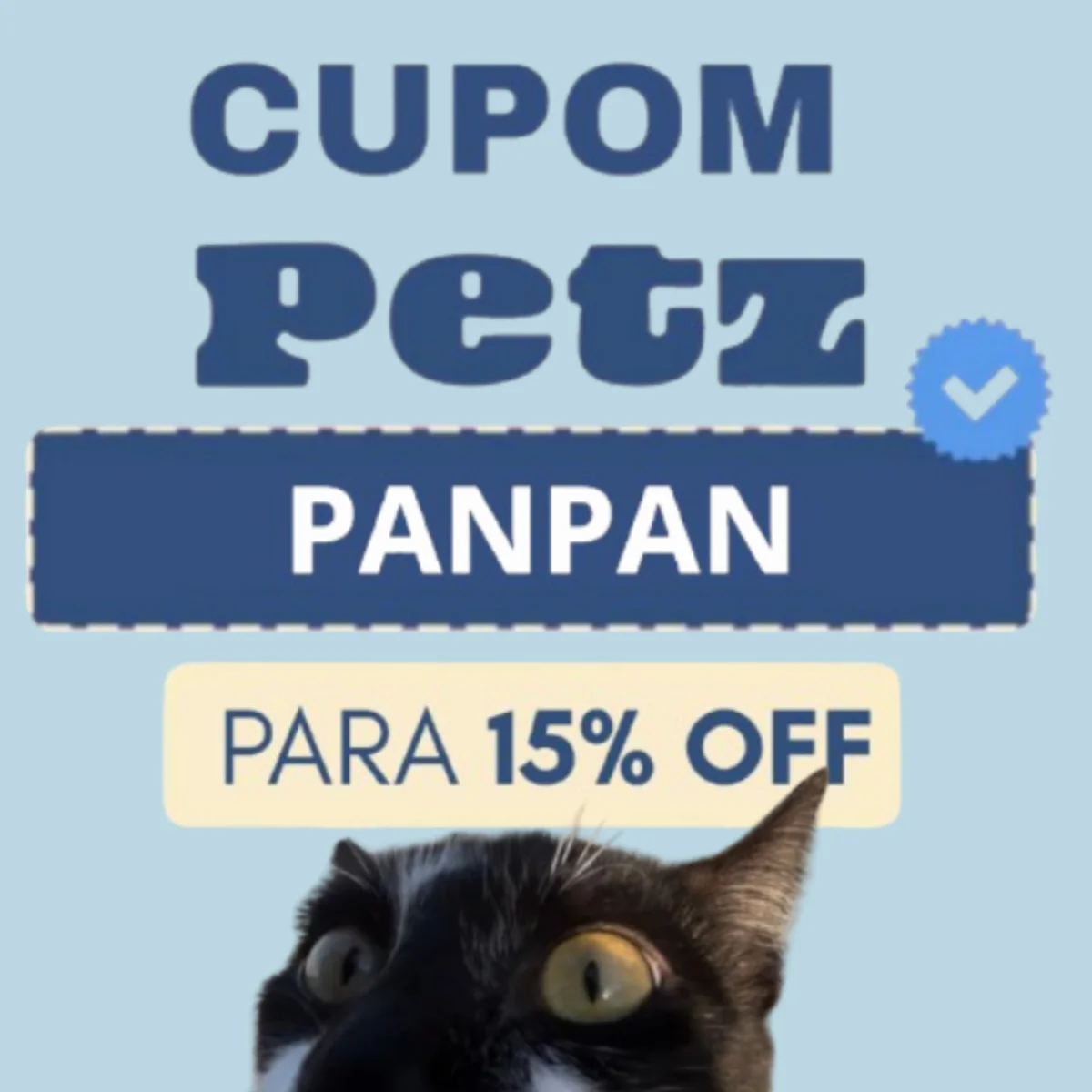 Cupom Petz PANPAN economizar em ração areia e petiscos